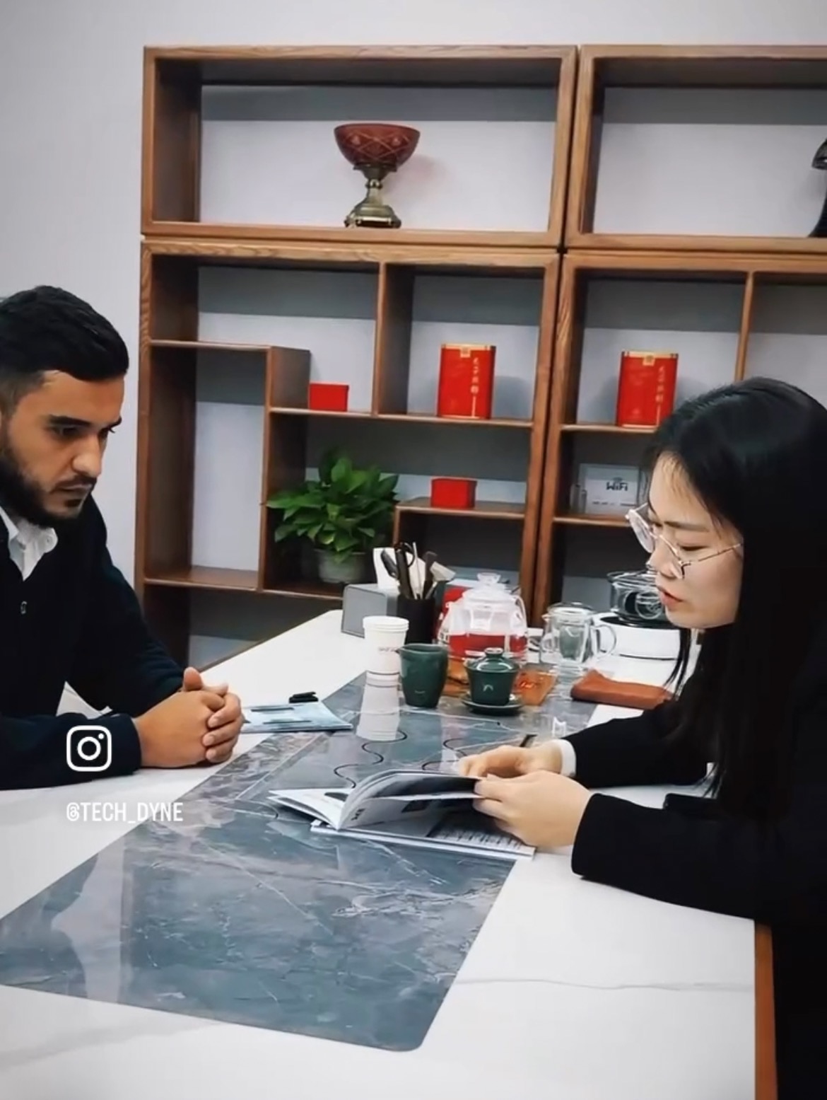 Supplier negotiation meeting