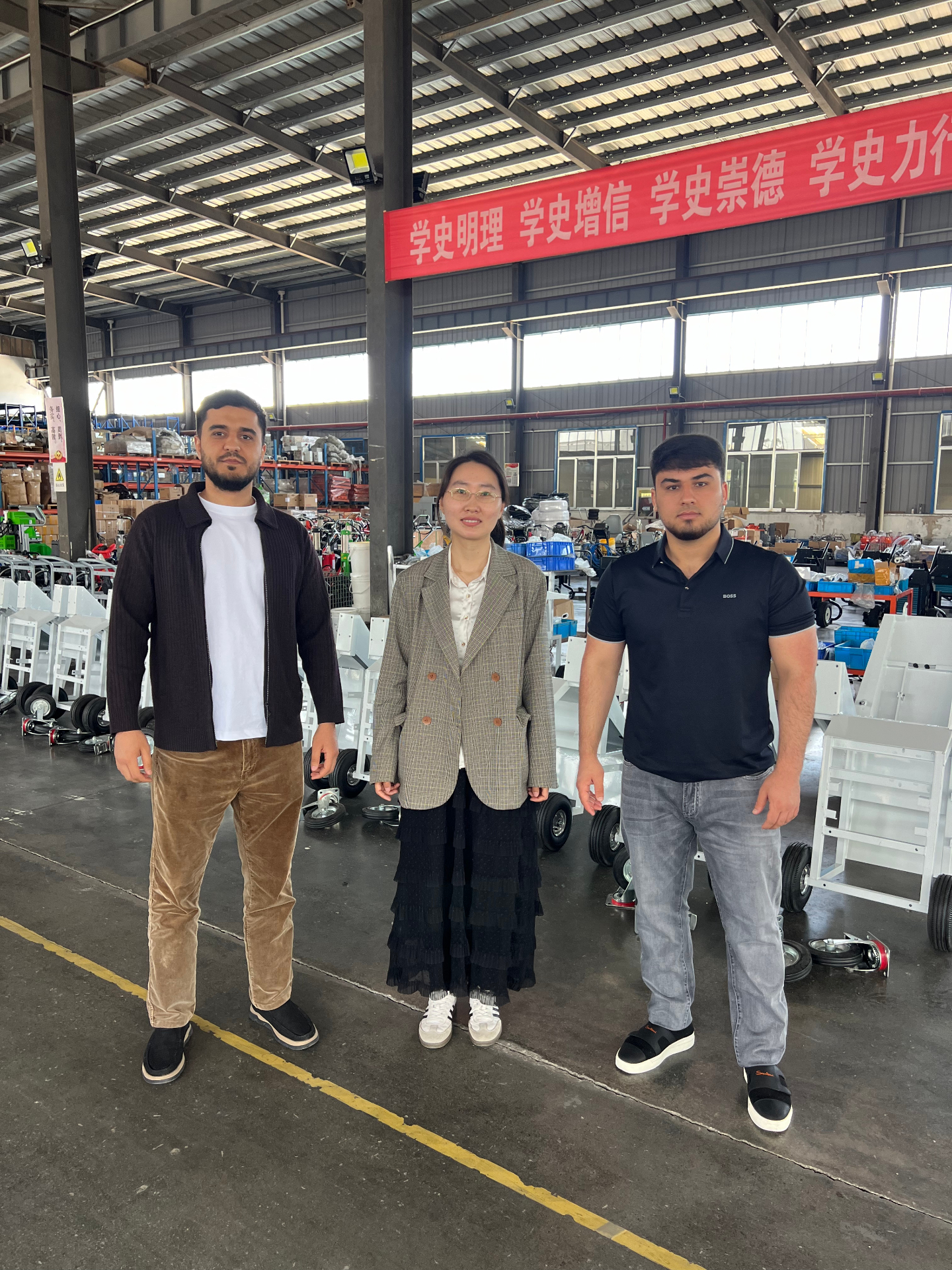 Supplier showroom visit